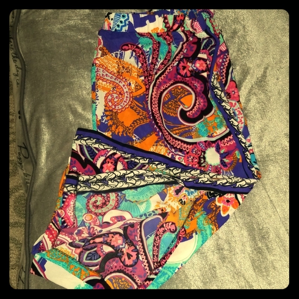 Stylish Vibrant Wide Leg Pants